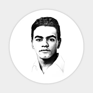 Johnny Mathis Retro Style Fan Design Magnet